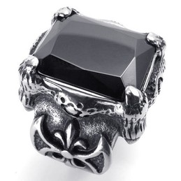 Attractive Design Color Brilliancy Stable Quality Titanium Ring