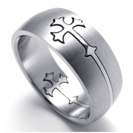 Deft Design Color Brilliancy High Quality Titanium Ring 