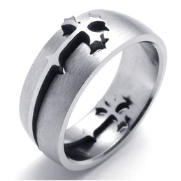Deft Design Color Brilliancy High Quality Titanium Ring 