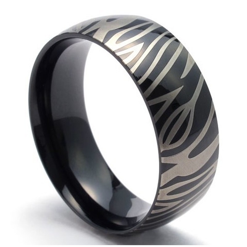 Fashionable Patterns Delicate Colors Stable Quality Titanium Ring