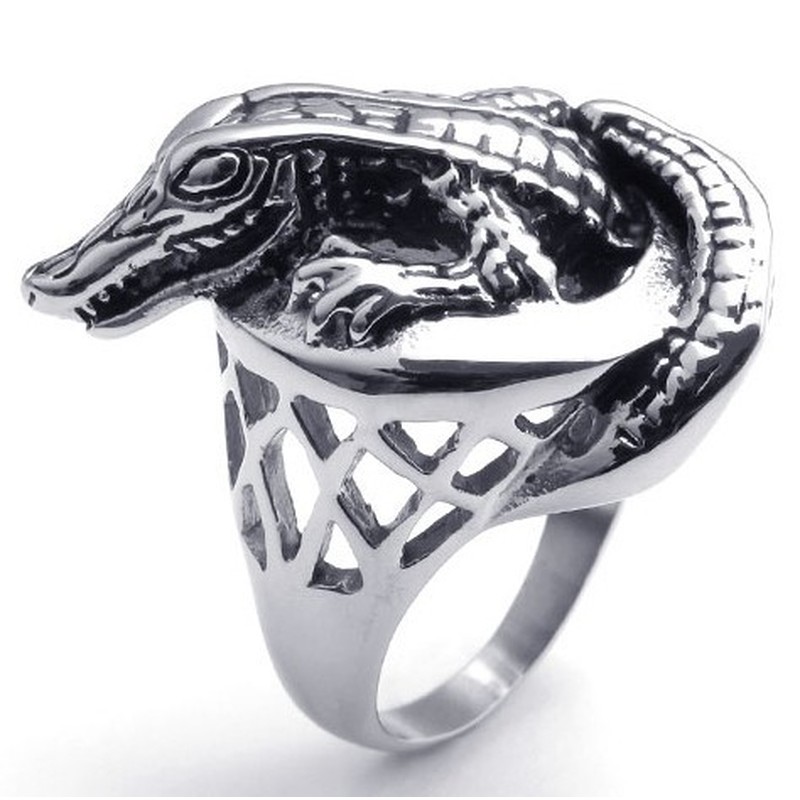 Sophisticated Technology Delicate Colors to Have a Long Story Titanium Ring