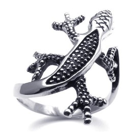 Attractive Design Delicate Colors to Have a Long Story Titanium Ring