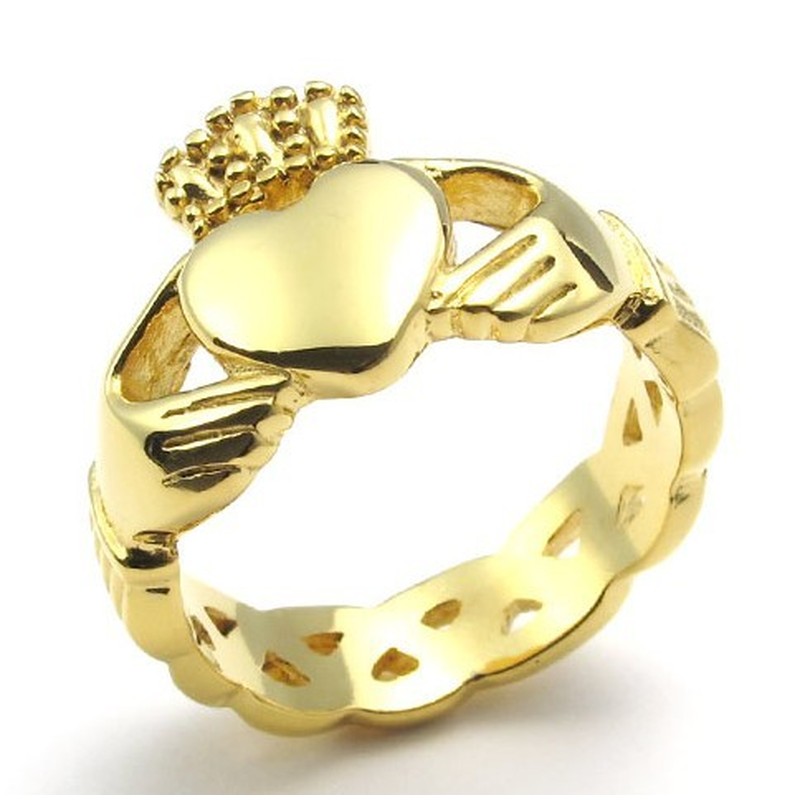 Beautiful Design Color Brilliancy Durable in Use Titanium Ring