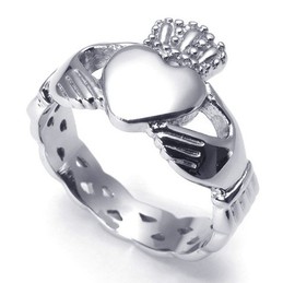 Beautiful Design Color Brilliancy The Queen of Quality Titanium Ring