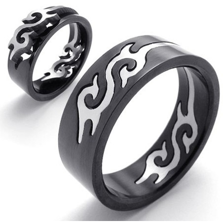 Latest Technology Delicate Colors Durable in Use Titanium Ring