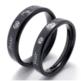 Deft Design Delicate Colors Superior Quality Titanium Ring