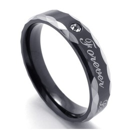 Deft Design Color Beautiful in Colors High Quality Titanium Ring