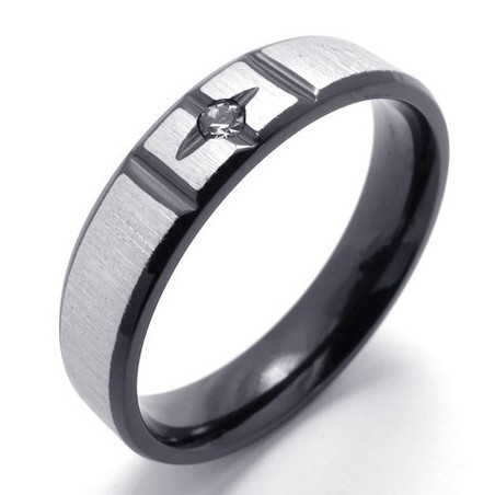Rational Construction Color Brilliancy Reliable Reputation Titanium Ring