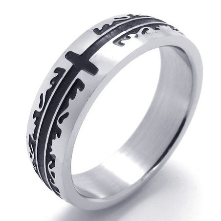 Fashionable Patterns Color Brilliancy Reliable Quality Titanium Ring
