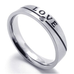 Professional Design Color Brilliancy to Have a Long Standing Reputation Titanium Ring