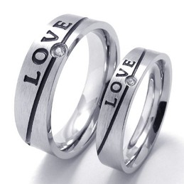 Professional Design Color Brilliancy to Have a Long Standing Reputation Titanium Ring