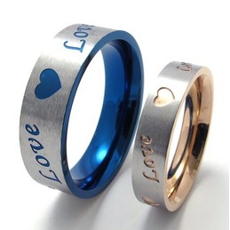 Elegant Shape Color Brilliancy to Have a Long Standing Reputation Titanium Ring