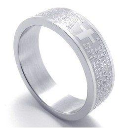 Skillful Manufacture Color Brilliancy Durable in Use Titanium Ring