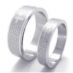 Skillful Manufacture Color Brilliancy Durable in Use Titanium Ring