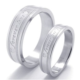 Elegant Shape Color Brilliancy to Enjoy High Reputation at Home and Abroad Titanium Ring