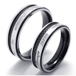 Deft Design Delicate Colors Superior Quality Titanium Ring