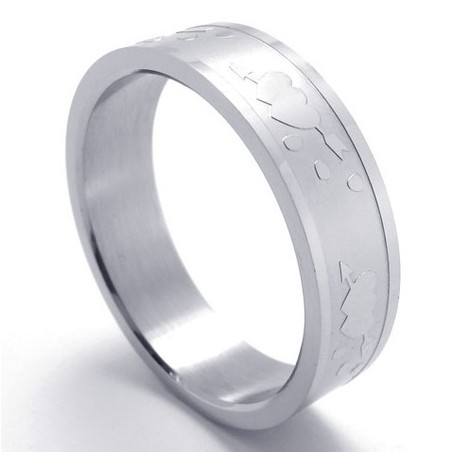 Skillful Manufacture Color Brilliancy to Win Warm Praise from Customers Titanium Ring