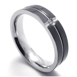 Finely Processed Color Brilliancy The King of Quantity Titanium Ring