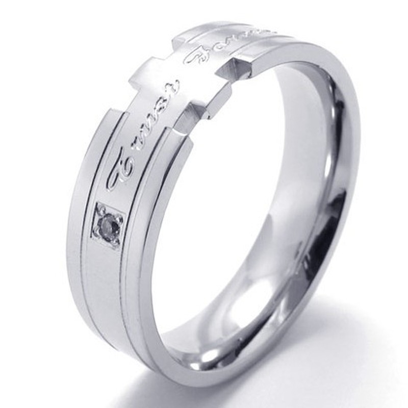 Elegant Shape Color Brilliancy Selling Well all over the World Titanium Ring