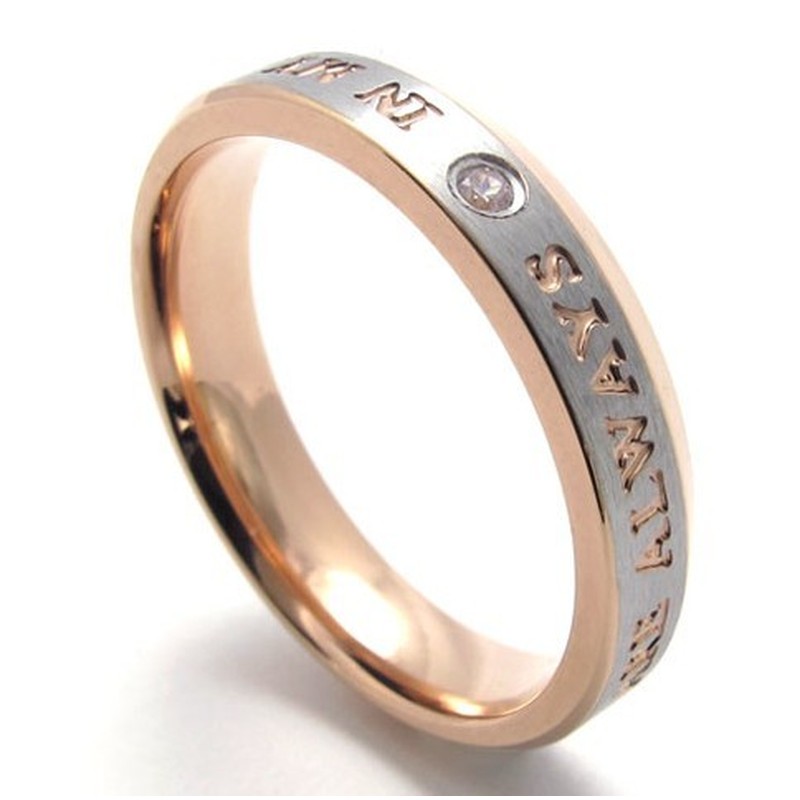 Beautiful Design Beautiful in Colors Excellent Quality Titanium Ring
