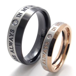 Beautiful Design Beautiful in Colors Excellent Quality Titanium Ring