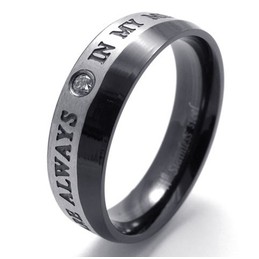 Deft Design Color Brilliancy The King of Quality Titanium Ring