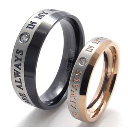 Deft Design Color Brilliancy The King of Quality Titanium Ring