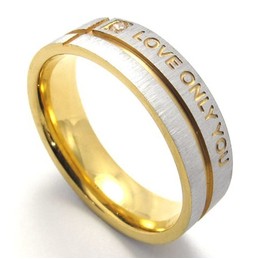 Elegant Shape Beautiful in Colors Stable Quality Titanium Ring
