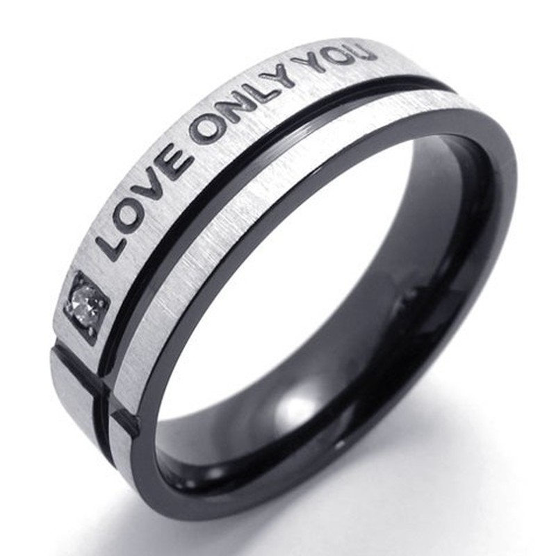 Skillful Manufacture Delicate Colors The King of Quantity Titanium Ring