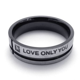 Skillful Manufacture Delicate Colors The King of Quantity Titanium Ring