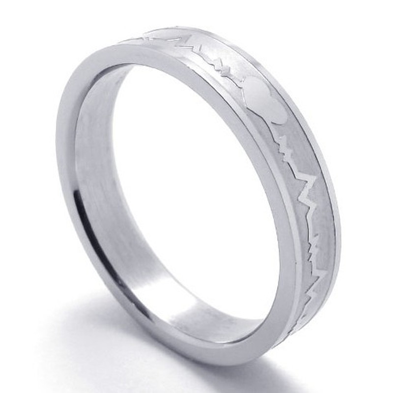 Elegant Shape Color Brilliancy The King of Quality Titanium Ring