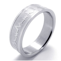 Professional Design Color Brilliancy The King of Quality Titanium Ring
