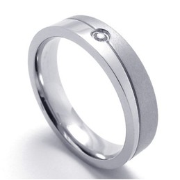 Rational Construction Color Brilliancy Selling Well all over the World Titanium Ring