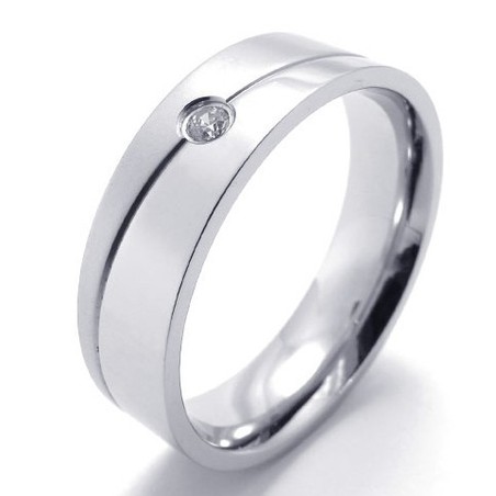 Professional Design Color Brilliancy World-wide Renown Titanium Ring