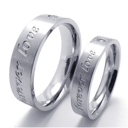 Various Styles Color Brilliancy World-wide Renown Titanium Ring