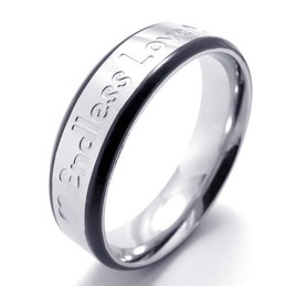Elegant Shape Color Brilliancy Reliable Reputation Titanium Ring