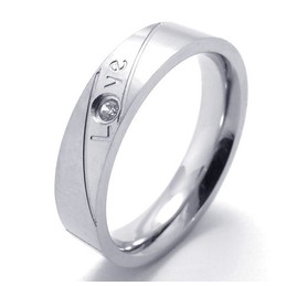 Attractive Design Color Brilliancyto Have a Long Standing Reputation Titanium Ring