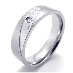 Latest Technology Color Brilliancy Excellent Quality Titanium Ring