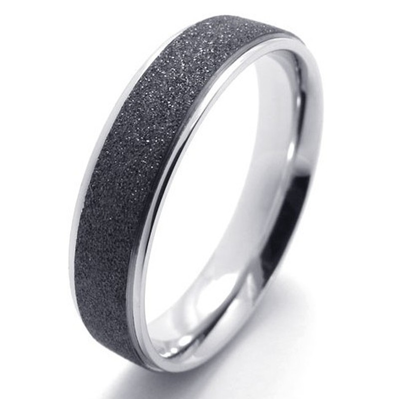 Attractive Design Delicate Colors High Quality Titanium Ring