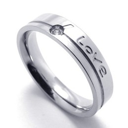 Deft Design Color Brilliancy Excellent Quality Titanium Ring