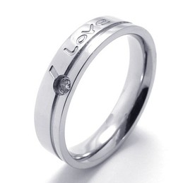 Deft Design Color Brilliancy Excellent Quality Titanium Ring