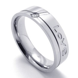 Various Styles Color Brilliancy Selling Well all over the World Titanium Ring