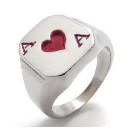 Fashionable Patterns Color Brilliancy The King of Quality Titanium Ring