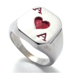 Fashionable Patterns Color Brilliancy The King of Quality Titanium Ring