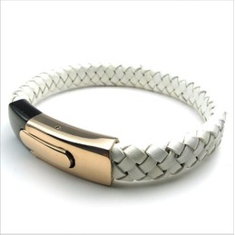 Deft Design Delicate Colors Stable Quality Titanium Bracelet