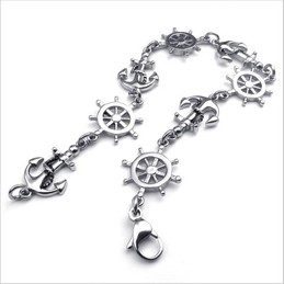 Deft Design Color Brilliancy Stable Quality Titanium Bracelet