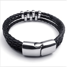 Deft Design Delicate Colors Stable Quality Titanium Bracelet