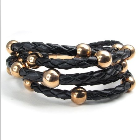 Deft Design Delicate Colors Stable Quality Titanium Bracelet