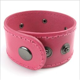 Attractive Design Beautiful in Colors Excellent Quality Titanium Leather Bracelet