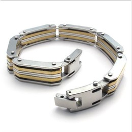 Skillful Manufacture Color Brilliancy Stable Quality Titanium Bracelet